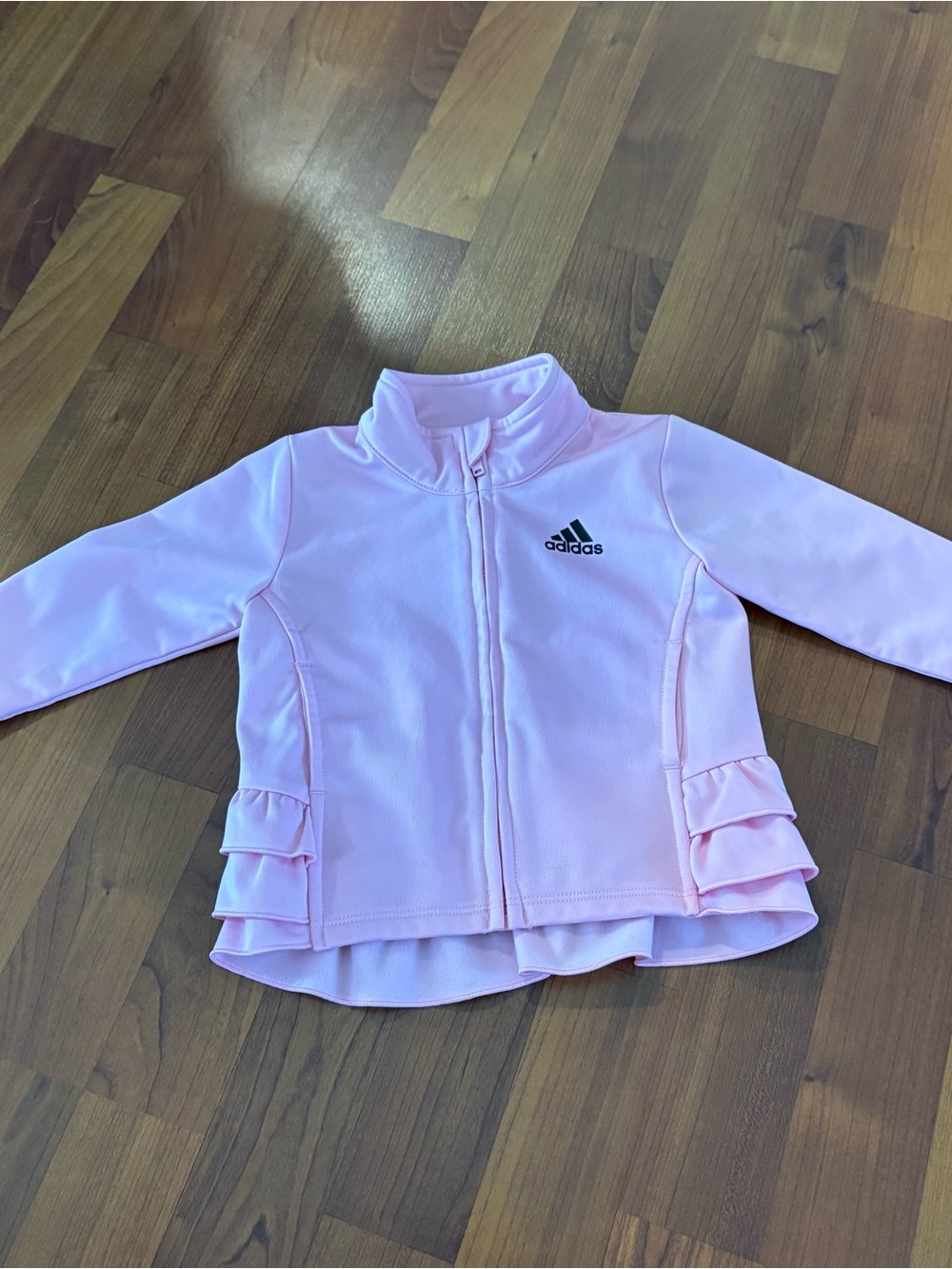 adidas Light Pink Athletic Top with Logo
